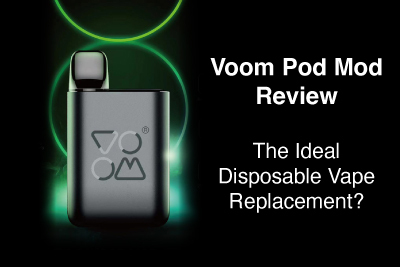 The Black Voom Pod Mod Vape Kit