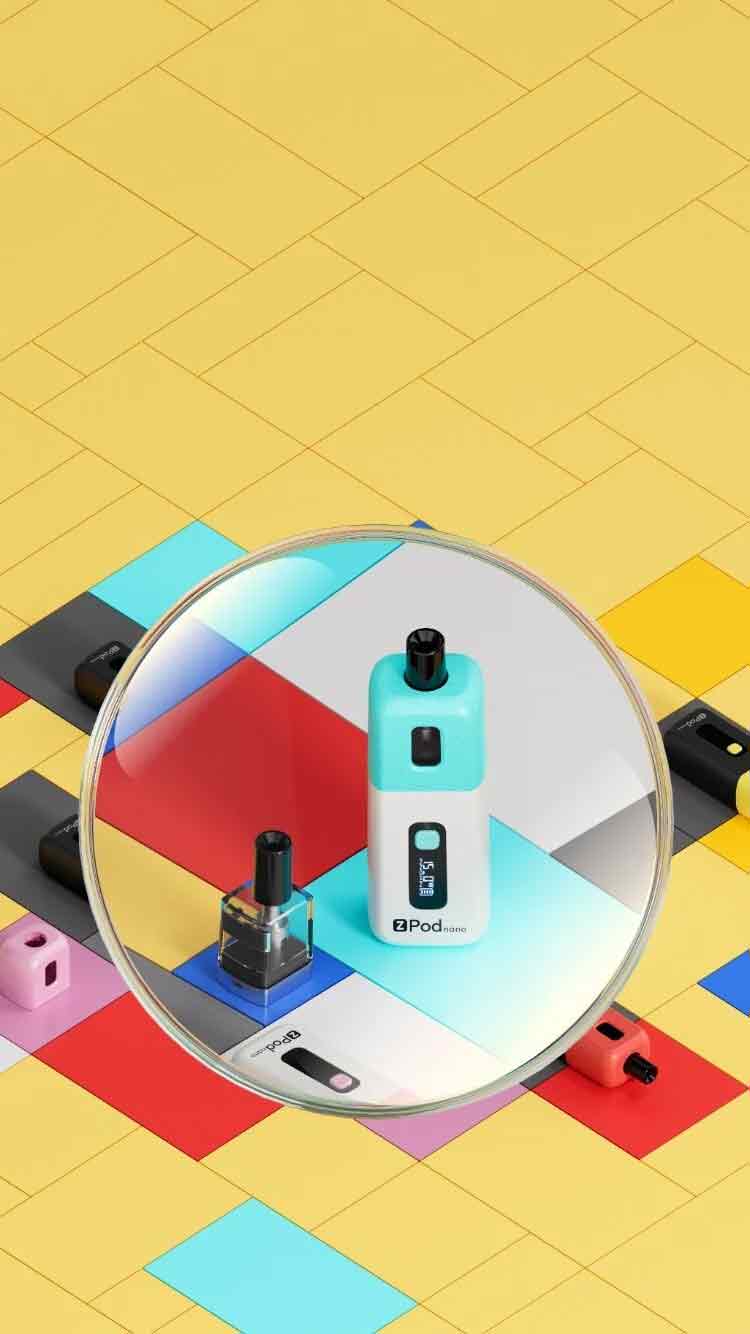 Innokin Z Pod On a Yellow Background